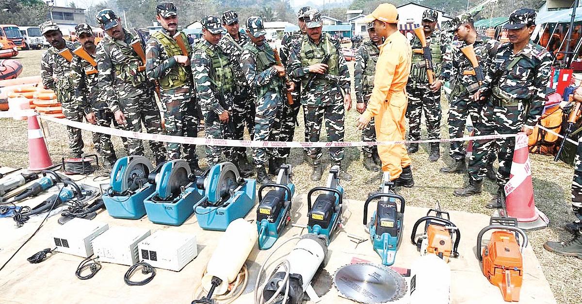 Assam: SSB, NDRF Conduct Joint Disaster Awareness Exercise in Sonapur