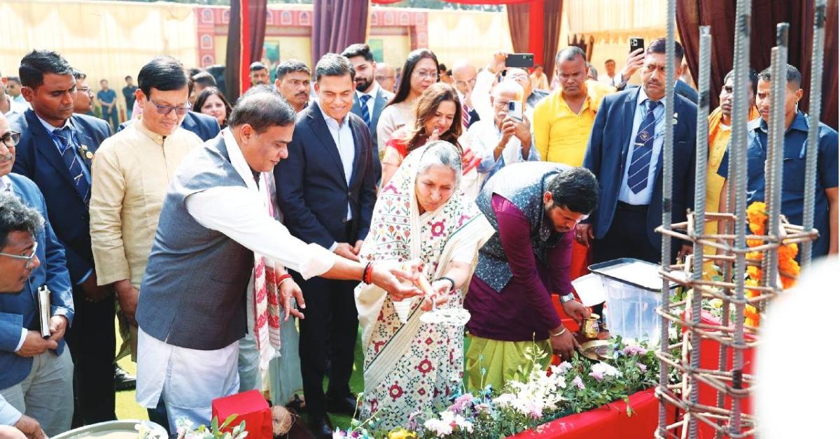Assam CM lays foundation for museum to house ‘Vrindavani Vastra’