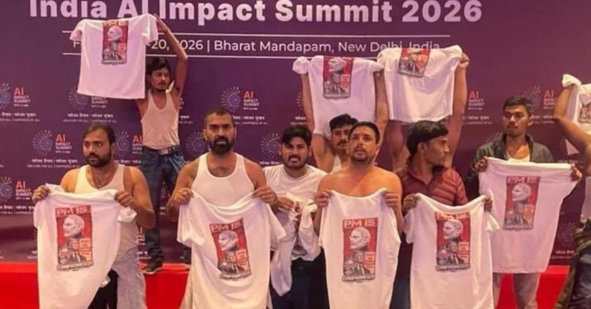 AI शिखर सम्मेलन में युवाओं के शर्टलेस प्रदर्शन पर विपक्ष ने दूरी बनाई, कांग्रेस ने किया समर्थन
