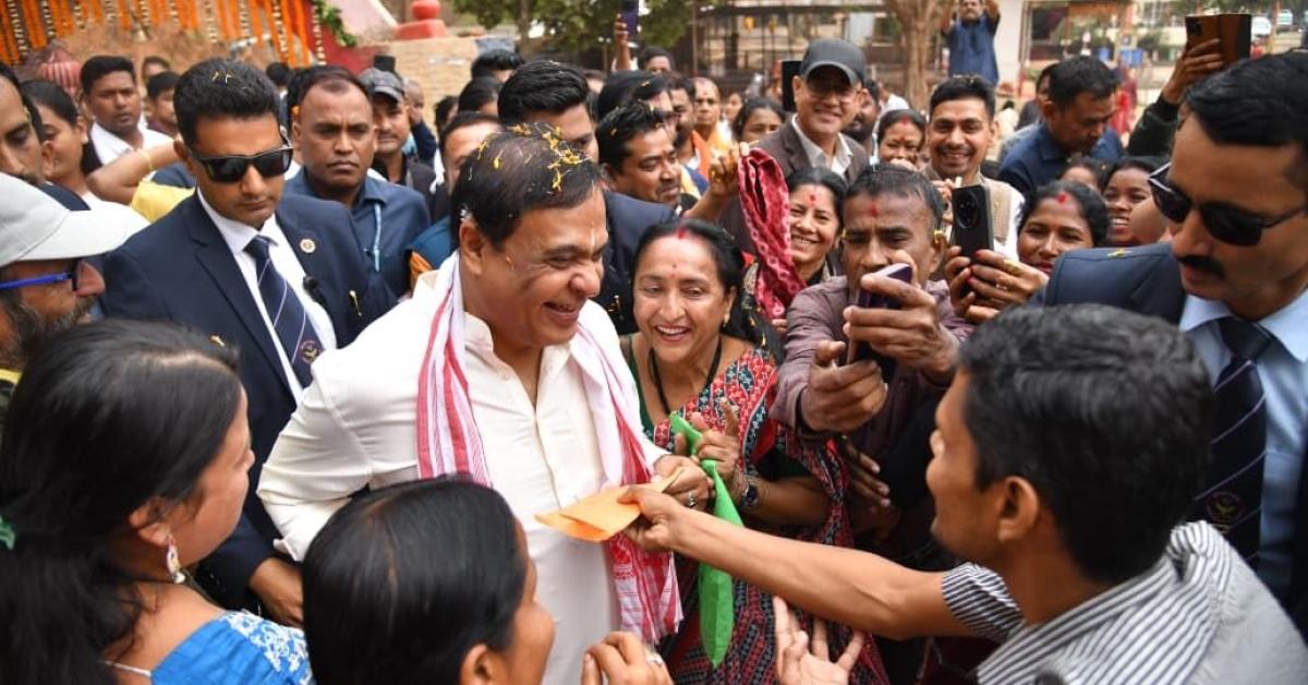 Assam BJP seeks third term as ‘Jana Aashirwad Yatra’ kicks off from Dhekiajuli