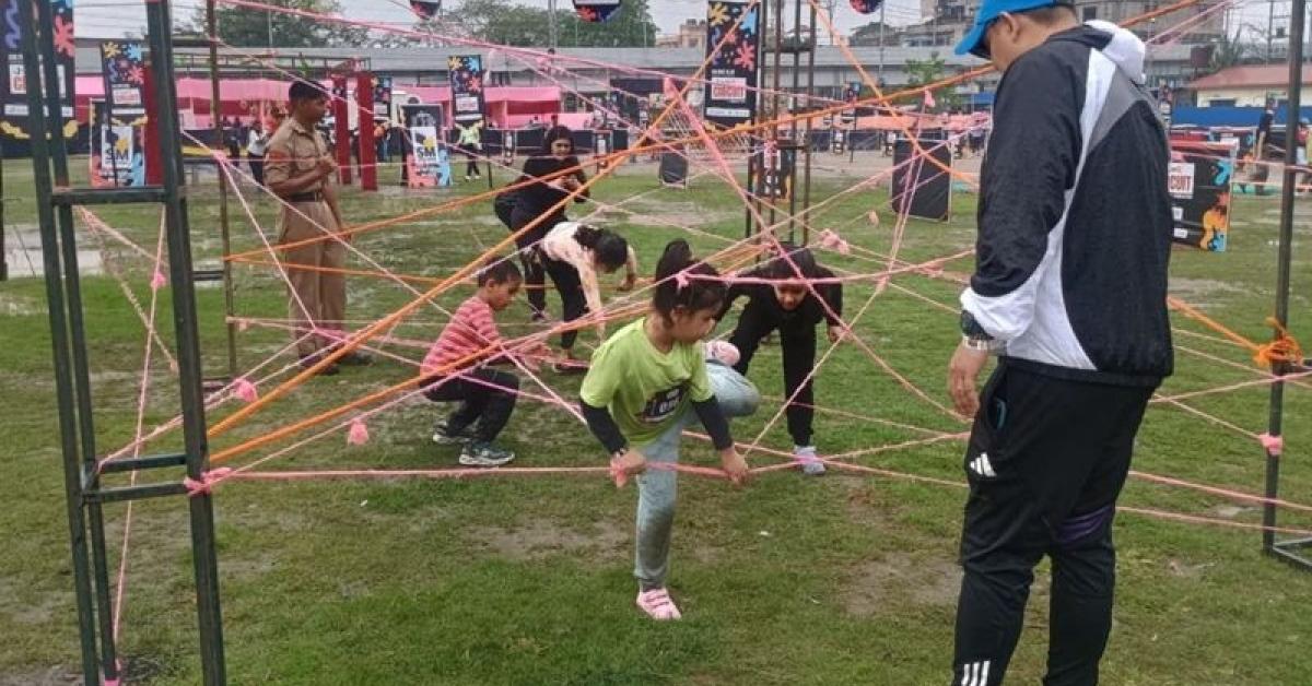 गुवाहाटी में पहली ‘जूनियर सर्किट’ किड्स ऑब्स्टेकल रेस, 500 से अधिक प्रतिभागियों ने लिया हिस्स