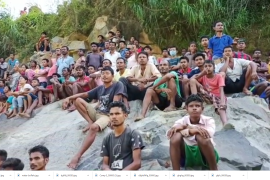 নীলা পানীৰ হ্ৰদত প্ৰাকৃতিক সৌন্দৰ্য্য উপভোগ কৰিবলৈ আহি সন্ধানহীন গুৱাহাটীৰ বিকি কলিতা