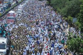 দিল্লী- হাৰিয়ানা সীমান্তত  অব্যাহত ৰাখিছে  বিক্ষোভ কাৰ্যসূচী