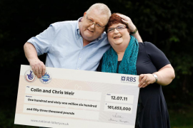 লটাৰীত লাভ কৰা ধন  দুখীয়াক বিলালে দম্পতীয়ে 