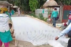 পেলনীয়া প্লাষ্টিকেৰে নিৰ্মাণ কৰা হ’ল এটা পথ