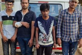 অৱশেষত আৰক্ষীৰ জালত ভাইৰেল ভিডিঅ’ৰ ৬ পাষণ্ড 