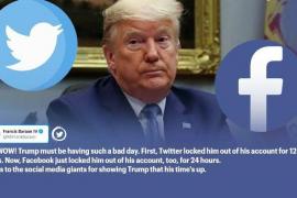  টুইটা, ফেচবুক নিষিদ্ধ কৰাৰ আহ্বান আমেৰিকাৰ প্ৰাক্তন ৰাষ্ট্ৰপতি ড'নাল্ড ট্ৰাম্পৰ