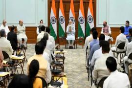 PM Modi, Amit Shah and Senior Ministers are at Rashtrapati Bhaban