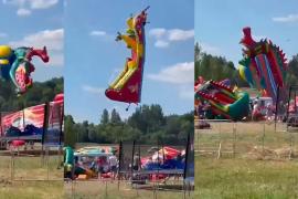 বতাহৰ প্ৰচণ্ড কোবে ভূ-পৃষ্ঠৰ পৰা ৩০ ফুট ওপৰলৈ উৰুৱাই লৈ গ'ল শিশুকেইটিক