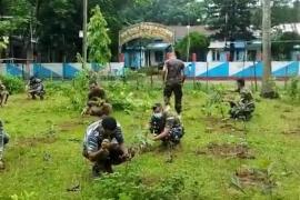 ১০ হেজাৰ গছ পুলি ৰোপনৰ লক্ষ্য সম্পন্ন হ'ল 