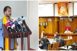 Akhil Gogoi questions back, when the Speaker convince the MLA's to call the budget a Good Budget