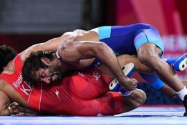 Bajrang Punia vs Daulet Niyazbekov Men's 65kg Wrestling Bronze Medal Match HIGHLIGHTS: Bajrang Punia Wins Bronze