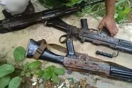 Snatched INSAS Rifles Recovered From Umkhrah River