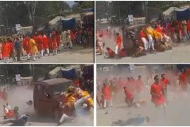 One killed, 16 injured as speeding car mows down devotees in Chhattisgarh