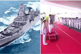 First stealth-guided missile destroyer ship INS Visakhapatnam formally joins Indian Navy