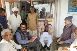 निशुल्क नेत्र शिविर मैं करीब 300 मरीज का किया गया जांच परीक्षण 