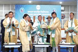 Assam Governor Attends First Convocation of Krishnaguru University