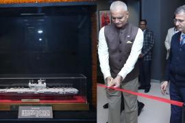 पीएम संग्रहालय में INS विक्रांत के स्केल मॉडल प्रदर्शनी का नई दिल्ली में उद्घाटन