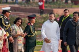 राष्ट्रपति के अनुरोध के बावजूद उत्तर-पूर्वी ‘पटका’ न पहनने पर BJP ने राहुल गांधी पर साधा निशाना