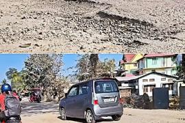 Pothole-Ridden SH-43 Disrupts Daily Commute in Assam’s Lakhimpur