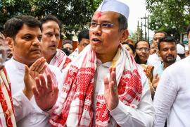 असम के मोरीगांव में कांग्रेस नेता गौरव गोगोई के खिलाफ भाजपा का विशाल विरोध रैली