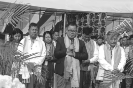 संकोष नदी तट पर ऐतिहासिक खेराई पूजा का आयोजन, ₹50 करोड़ के बाथौ मंदिर की आधारशिला रखी