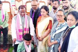 Assam Governor Acharya Attends Health Camp Under Sewa Sankalp Saptah