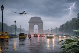 Light Rain, Gusty Winds Bring Relief to New Delhi; More Showers Likely Till March 21