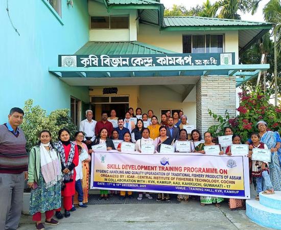 Skill Development Training on Hygienic Fish Processing Held in Kamrup