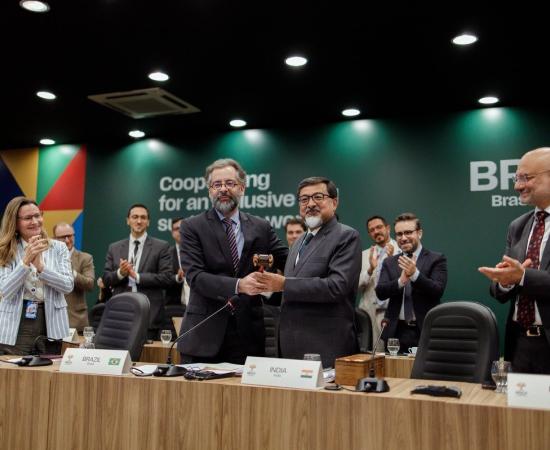 ब्राज़ील ने BRICKS की अध्यक्षता भारत को सौंपी