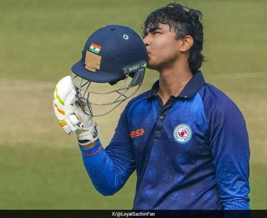 Vaibhav Suryavanshi Scripts History as 14-Year-Old Becomes Youngest to Score List A Century