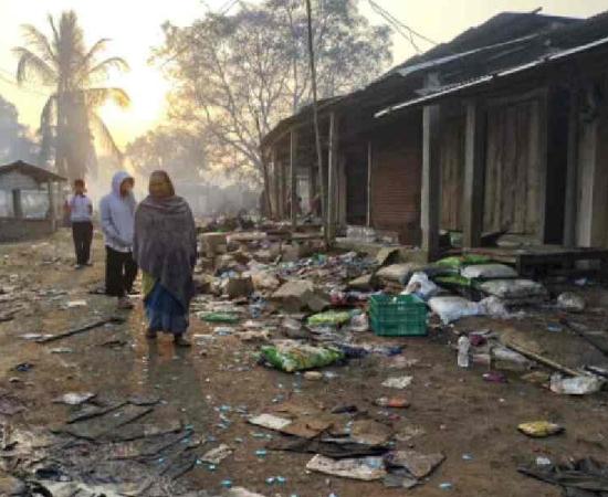 Kheroni Violence in Assam Eases as Security Forces Flood Area After Arson and Deaths