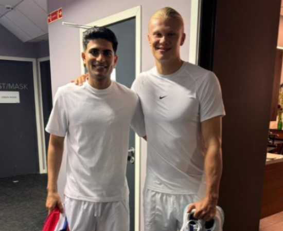 Nike मीटअप में शुभमन गिल और एर्लिंग हालैंड का खास क्रॉसओवर