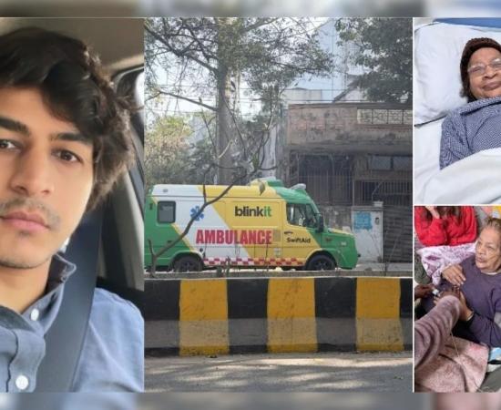 6 मिनट में पहुंची Blinkit एंबुलेंस, दिल्ली के युवक की दादी की बची जान