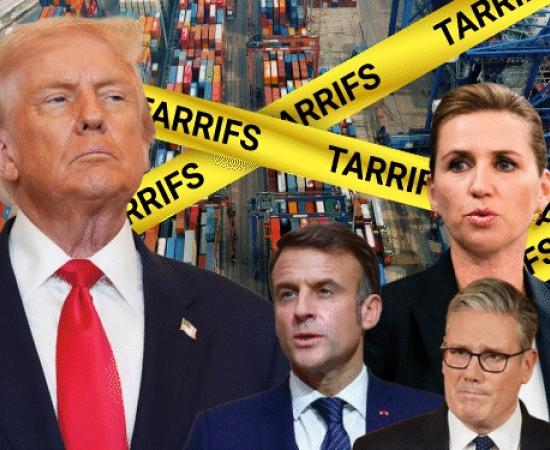  ट्रंप के टैरिफ पर मैक्रॉन ने पलटवार