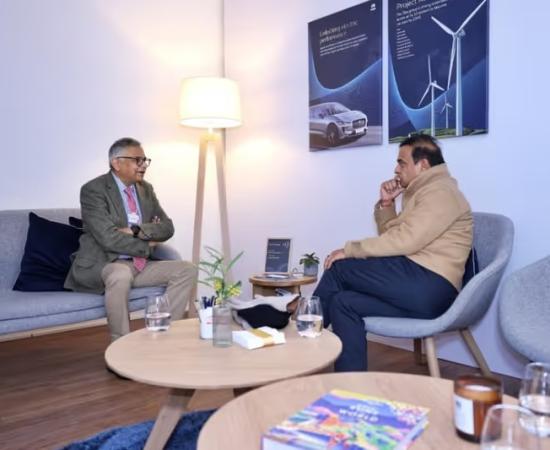 Assam CM Meets Tata Group Chairman at WEF, Highlights Tata’s Role in Anchoring State’s Semiconductor Industry