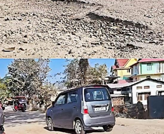 Pothole-Ridden SH-43 Disrupts Daily Commute in Assam’s Lakhimpur