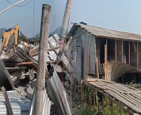 Eviction in Maligaon