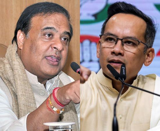 हिमंत बिस्वा सरमा ने जासूसी का आरोप लगाया; गौरव गोगोई ने 12,000 बीघा भूमि के कथित कब्जे का पलटवार किया