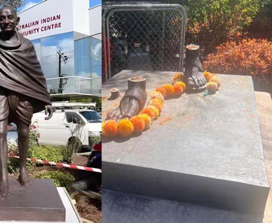 ऑस्ट्रेलिया में चोरों ने 420 किलोग्राम महात्मा गांधी की प्रतिमा चोरी की, पुलिस जांच में जुटी