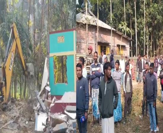 Assam: Sribhumi launches eviction drive to reclaim forest land; over 2,000 families served notice