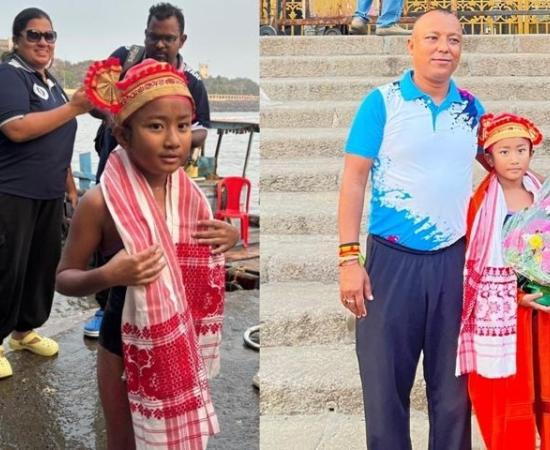 Assam’s Kiuchenghan Phukon Becomes World’s Youngest to Swim from Elephanta Island to Gateway of India
