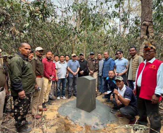 First border pillar between Assam and Arunachal Pradesh erected at Seijosa