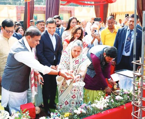 Assam CM lays foundation for museum to house ‘Vrindavani Vastra’