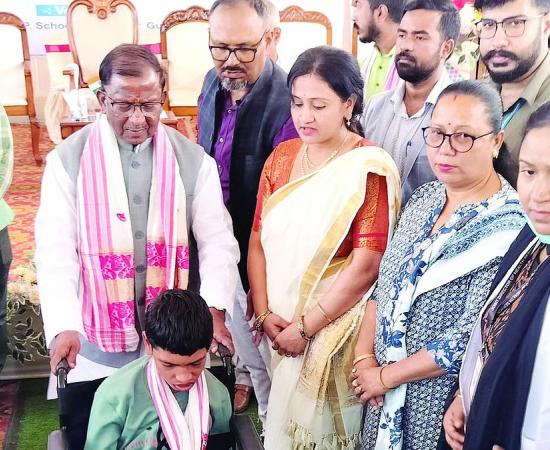 Assam Governor Acharya Attends Health Camp Under Sewa Sankalp Saptah