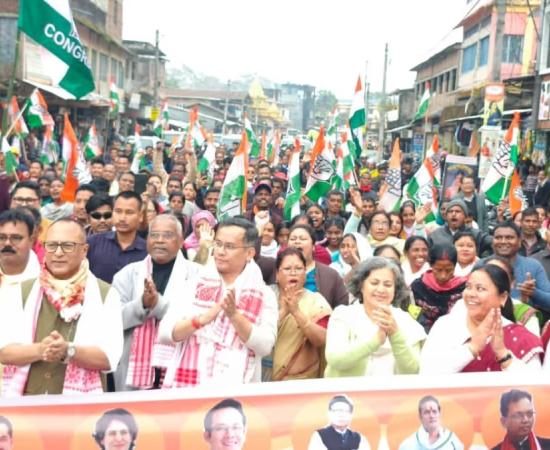 गौरव गोगोई की अगुवाई में डिब्रूगढ़ पहुँची कांग्रेस की ‘समय परिवर्तन’ यात्रा, ‘नया ग्रेटर असम’ का संकल्प