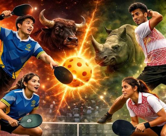 Nagaland vs Assam on Court: Pickleball Drives Sports Diplomacy in Northeast with Mithun–Rhino Championship